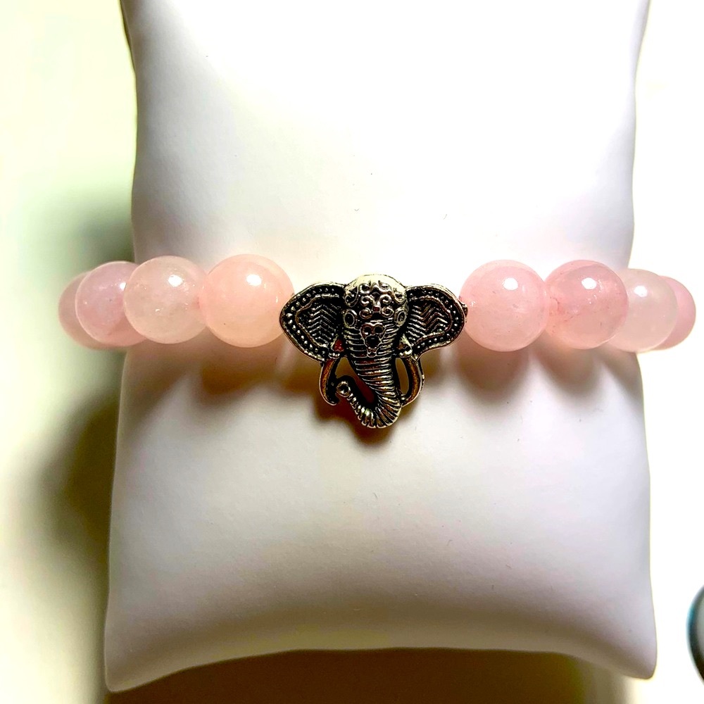 Bracelet, Rose Quartz Stone